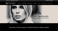 Desktop Screenshot of clinicabenzaquen.com